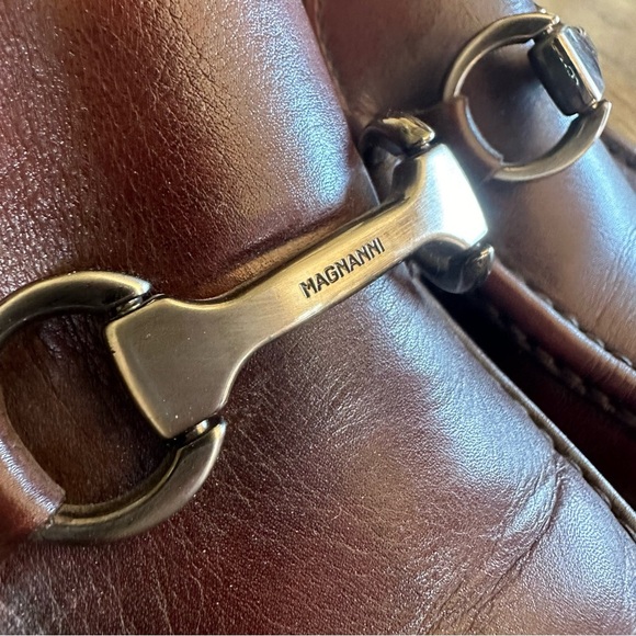 Magnanni Leather Horse Bit Loafer